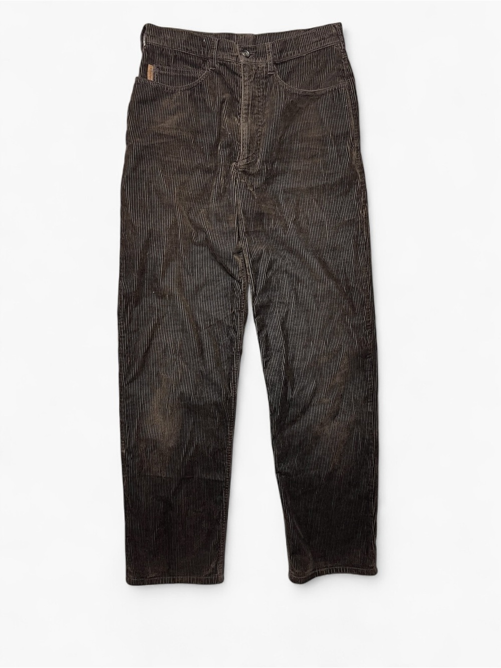 Vintage Sonia Bogner Corduroy Pants 6 Long Brown 90s